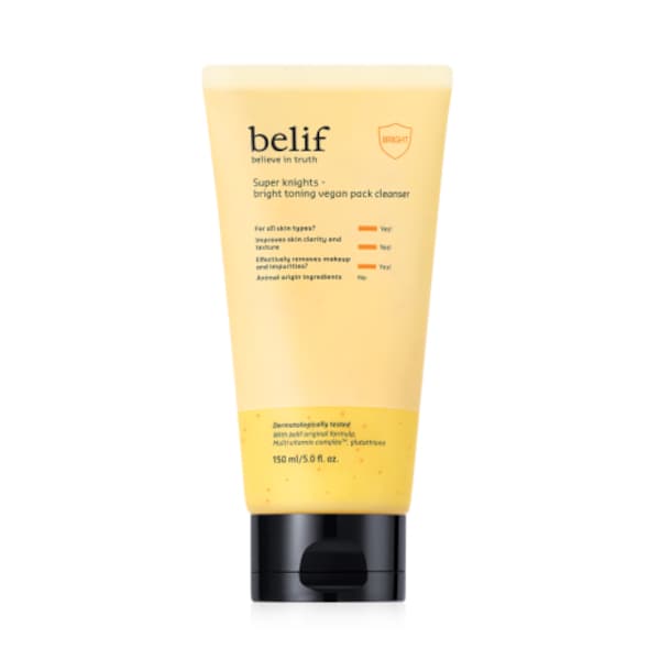 Super Knights - Bright Toning Vegan Pack Cleanser -