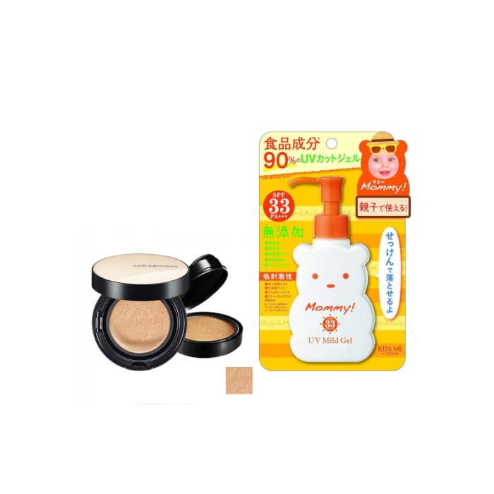 ISEHAN - Kiss Me Mommy UV Mild Gel SPF33 PA+++ - X Jung Saem Mool - Essential Skin Nuder Cushion -+ -