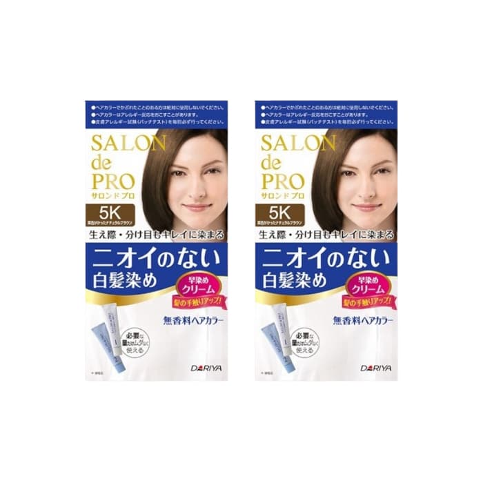 Salon De Pro - Hair Color Cream - 1pudełko - 5K Chestnut natural brown (.) Set