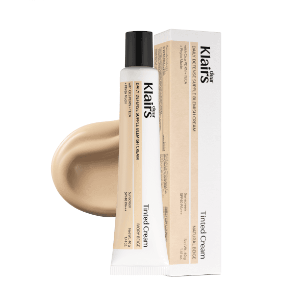 Klairs - Daily Defense Supple Blemish Cream SPF40 PA+++ - - Ivory Beige