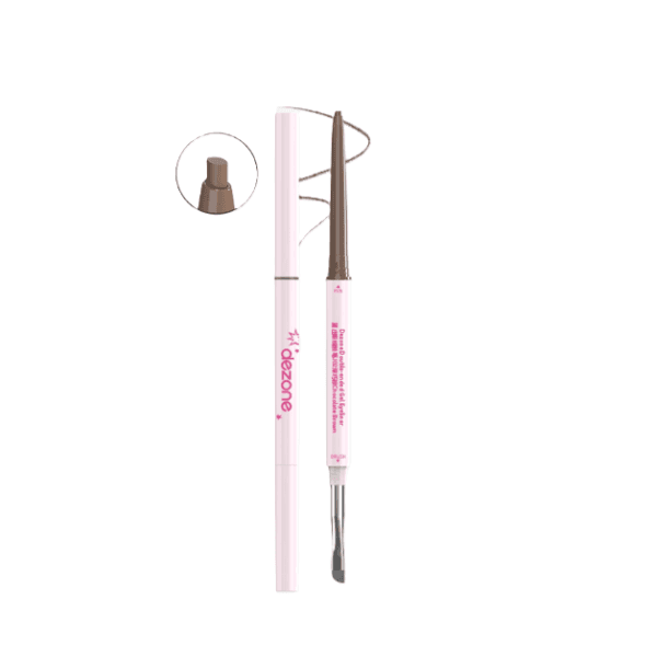 Pędzel do eyelinera w żelu z podwójnym zakończeniem - 60mg - J02 Brown