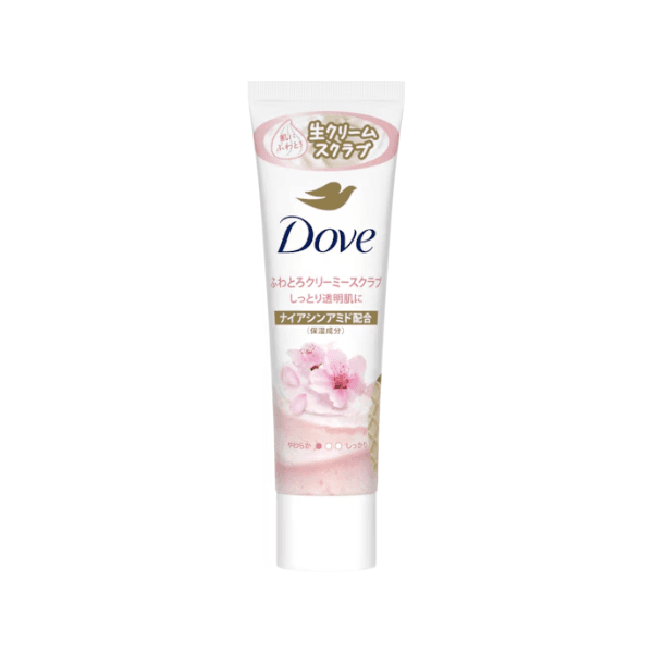 Puszysty kremowy peeling w tubce - - Sakura & Musk