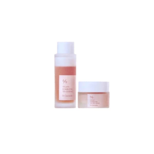 Vegan Kombucha Tea Beginning Set (Vegan Kombucha Tea Essence +Vegan Kombucha Tea Gel Cream) - +