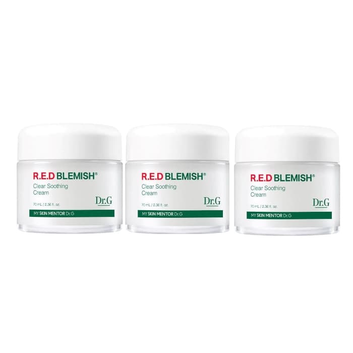 R.E.D Blemish Clear Soothing Cream - - - White (.) Set