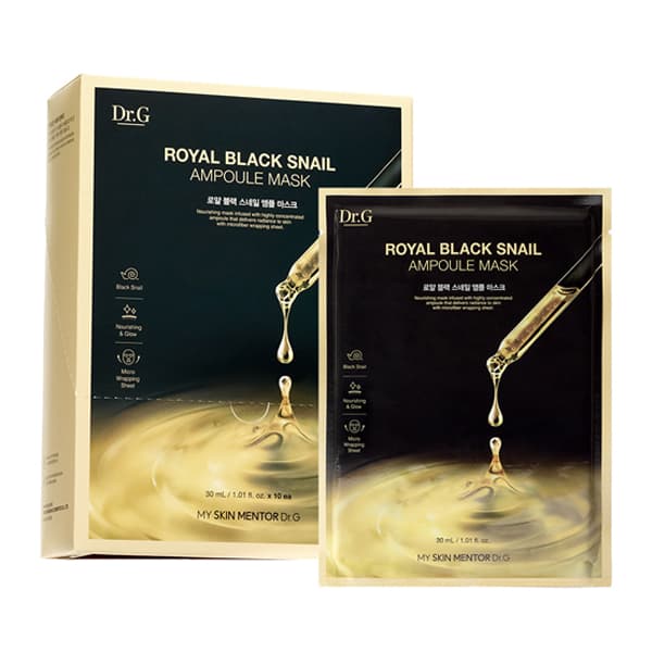 Royal Black Snail Ampoule Mask -