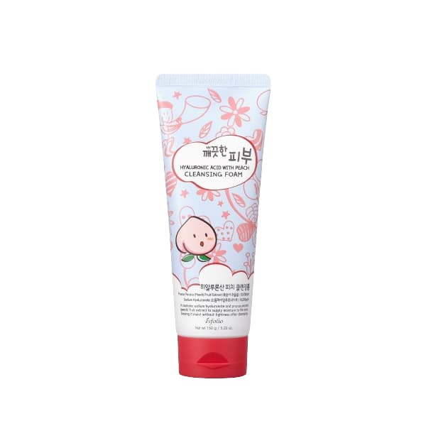 Hyaluronic Acid with Peach Cleansing Foam -