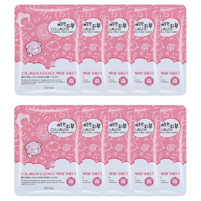 Pure Skin Essence Mask Sheet - - Collagen (.) Set