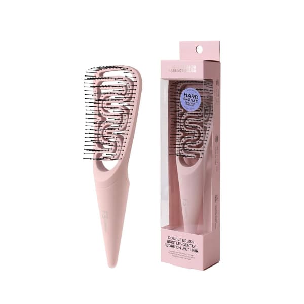Magic Tension Massage Hair Brush -. - Hard Bristles