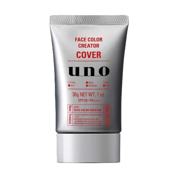 UNO Face Color Creator BB Cream Cover for Men SPF30 PA+++