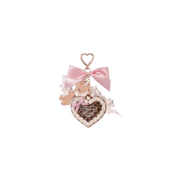 The Sweetie Bear Mini Setting Powder - - 01 Cocoa with Pink Keychain