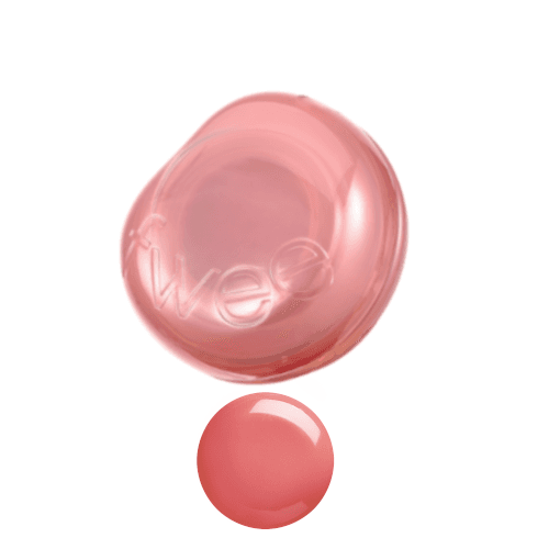 Lip & Cheek Glowy Jelly Pot + Pendant Keyring (Random Color) Set - - JN03 Custard