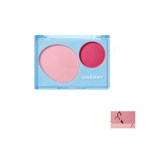 Fluffy Dual Blusher - - 02 Rosy Beige