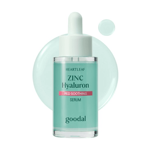 Heartleaf Zinc Hyaluron Red Soothing Serum — serum kojące
