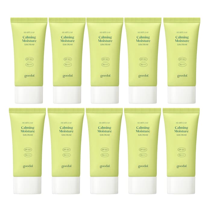 Heartleaf Calming Moisture Sun Cream SPF50+ PA++++ - (.) Set