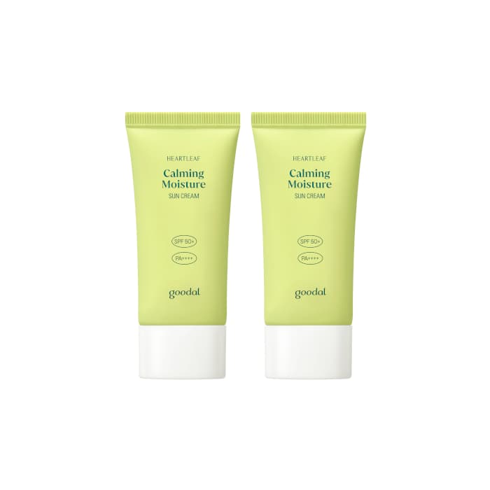 Heartleaf Calming Moisture Sun Cream SPF50+ PA++++ - (.) Set (New)