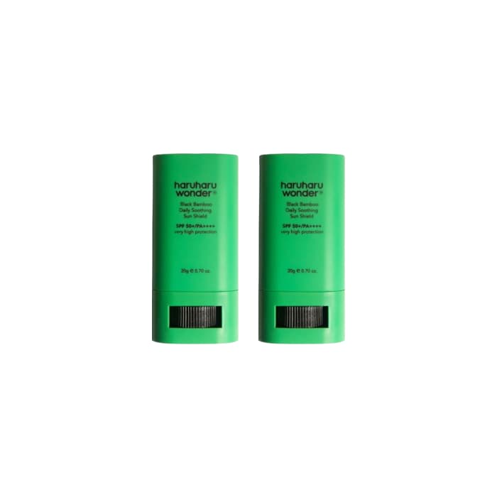 Black Bamboo Daily Soothing Sun Shield SPF50+ PA++++ - (.) Set