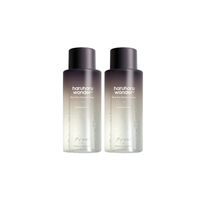 Black Rice Hyaluronic Toner - Fragrance Free - (.) Set