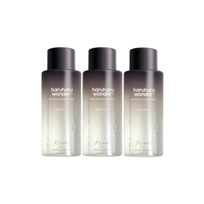 Black Rice Hyaluronic Toner - Fragrance Free - (.) Set
