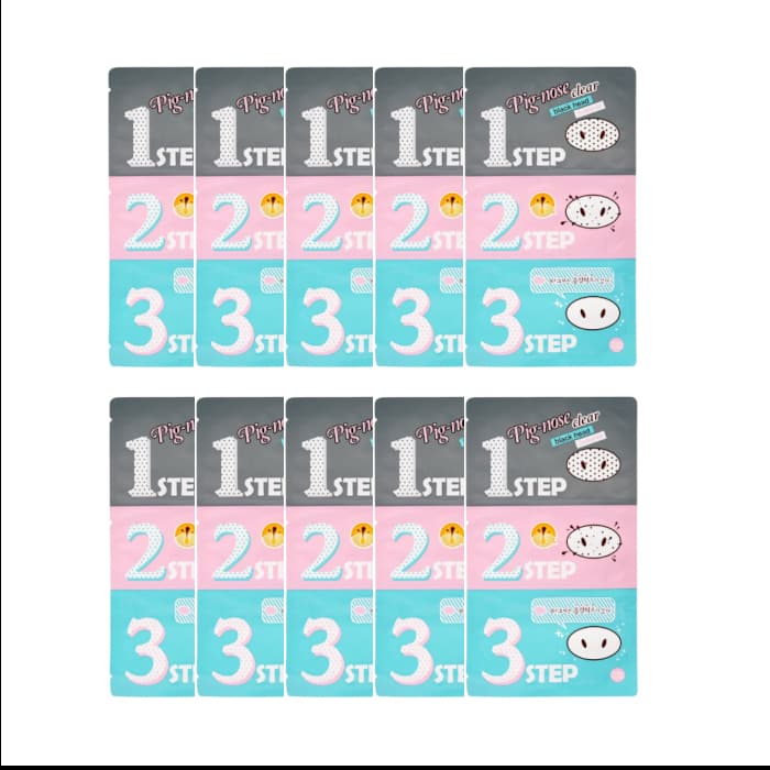 Pig-nose Clear Black Head 3-Step Kit (.) Set