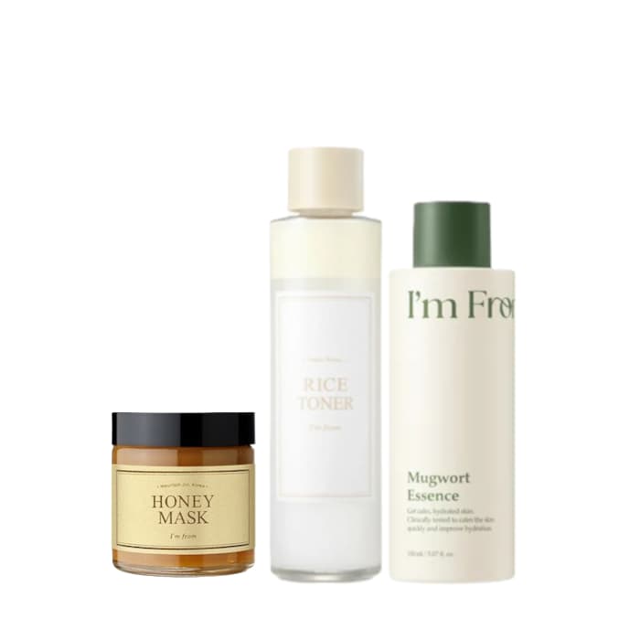 Honey Mask - (.) + Mugwort Essence - (.) + Rice Toner - (.) Set