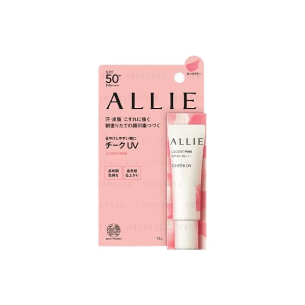 Allie Chrono Beauty Color On UV Cheek SPF50+ PA++++ - - Lucent Pink