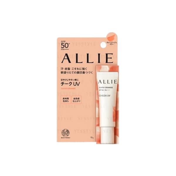 Allie Chrono Beauty Color On UV Cheek SPF50+ PA++++ - - Warm Orange