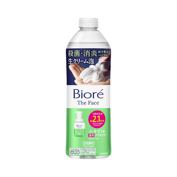 Biore The Face Foam Cleanser Acne Care Refill -