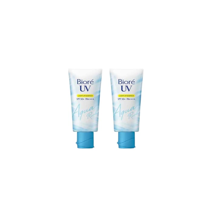 Biore UV Aqua Rich Light Up Essence SPF 50+ PA++++ (Japan Version) - (.) Set
