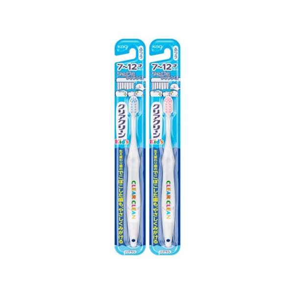 Clear Clean Kids Toothbrush for Age 7-12 - Random Colour -