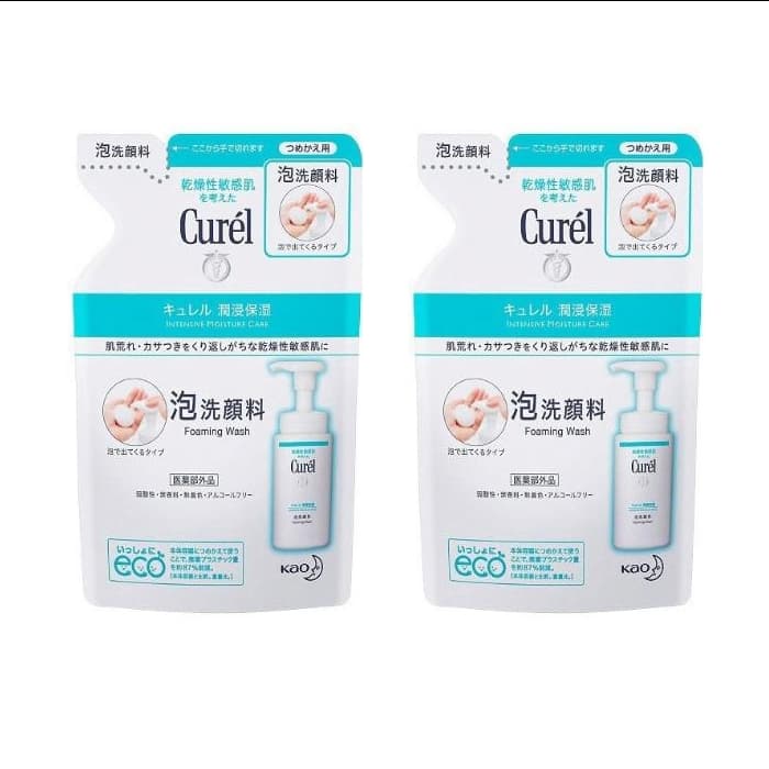 Curel Intensive Moisture Care Foaming Wash - Refill. Set