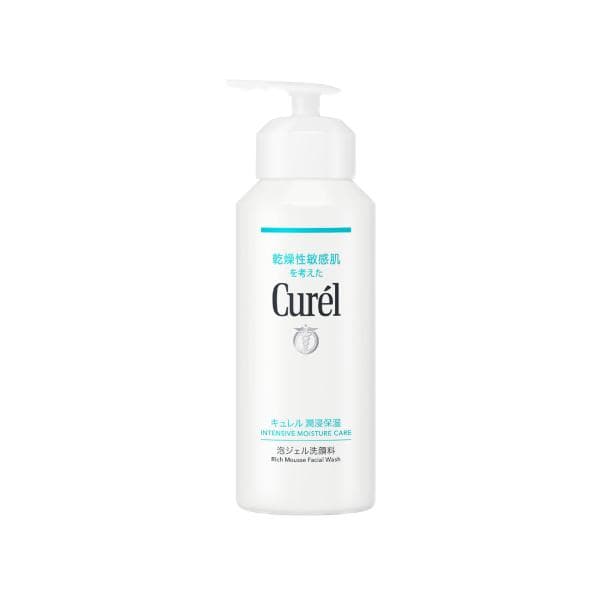 Curel Intensive Moisture Care Rich Mousse Facial Wash -