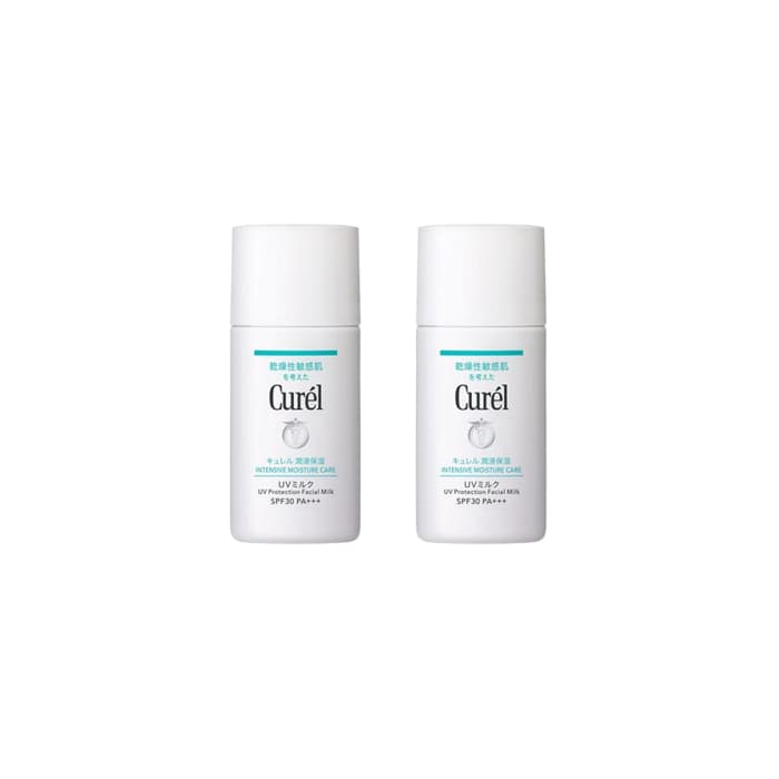 Curel Intensive Moisture Care UV Protection Facial Milk SPF30 PA+++ - (.) Set