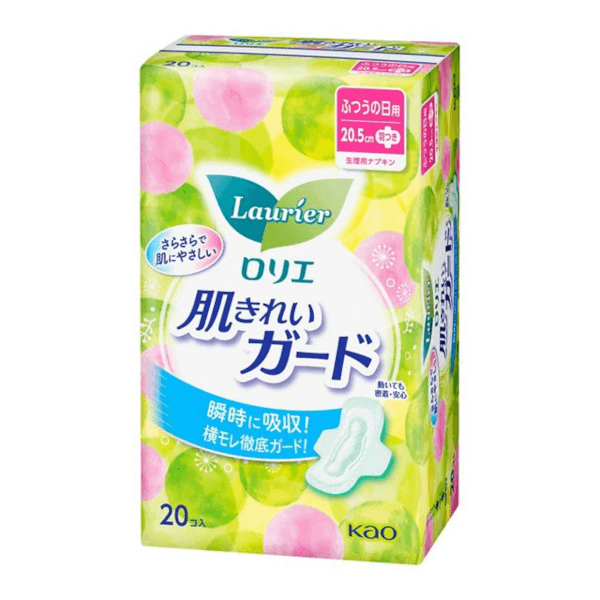 Laurier Hada Kirei Guard Regular Daily Use With Wings 20.5cm -