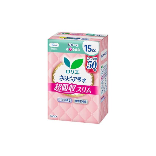 Laurier Sara Pure Absorption Super Absorbent Slim Panty Liners 15cc 19cm -. - Fragrance Free