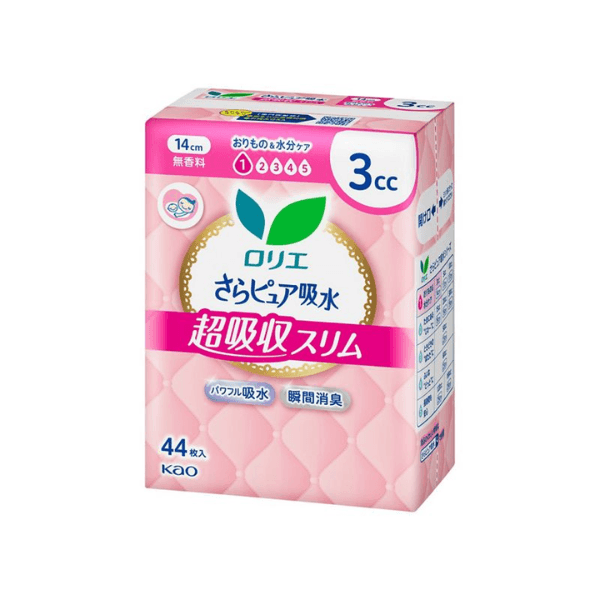 Laurier Sara Pure Absorption Super Absorbent Slim Wkładki higieniczne 3cc 14cm - - Fragrance Free