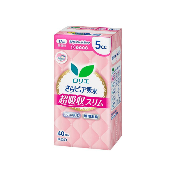 Laurier Sara Pure Absorption Super Absorbent Slim Wkładki higieniczne 5cc 17cm - - Fragrance Free