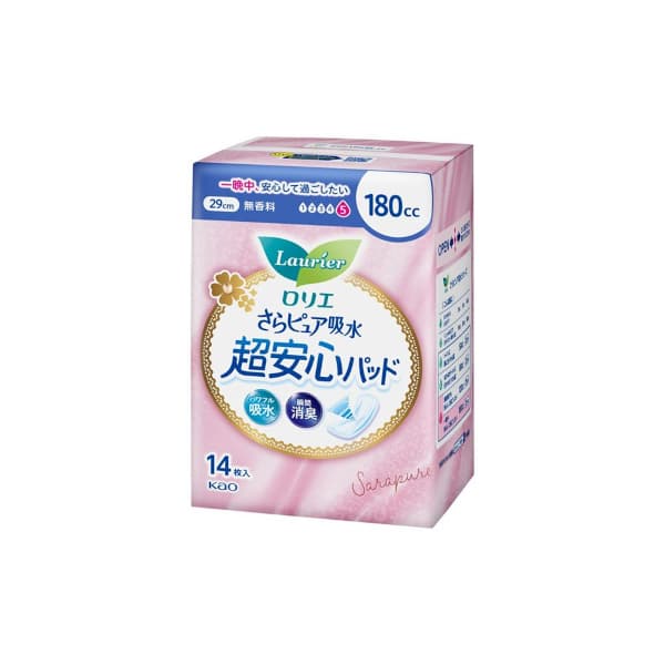Laurier Sara Pure Absorption Ultra Secure Panty Liners 180cc 29cm -. - Fragrance Free