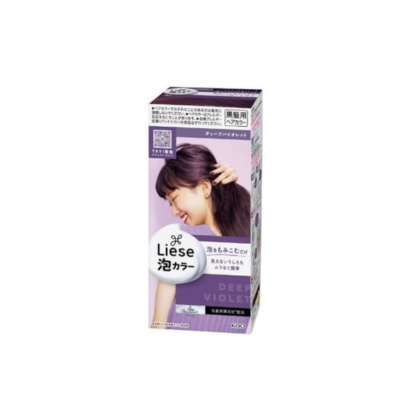 Liese Creamy Bubble Color (Japan Version) - 1 pudełko - Deep Violet