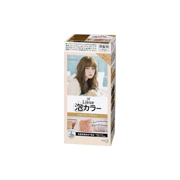 Liese Creamy Bubble Color (Japan Version) - 1 pudełko - Milk Tea Brown