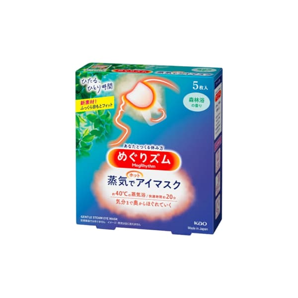 MegRhythm Gentle Steam Eye Mask -. - Forest Scent (.) Set