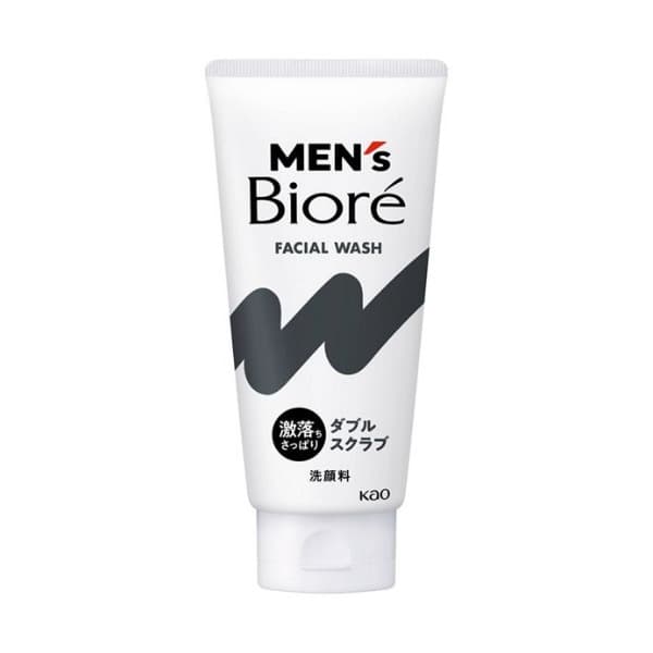 Żel do mycia twarzy Biore Double Scrub dla mężczyzn -