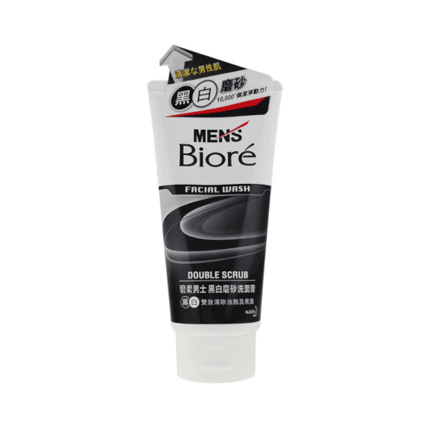 Men's Biore Facial Wash Double Scrub -
