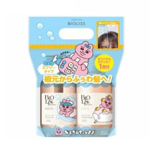 Salon Style Bioliss Pure Retouch Bouncy Airy Shampoo & Conditioner Set Choigosim Limited Edition - +