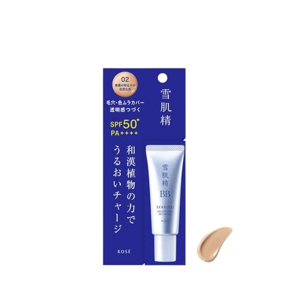 Sekkisei Brightening BB Essence SPF50+ PA++++ - - 02 Normal Brightness Natural Skin