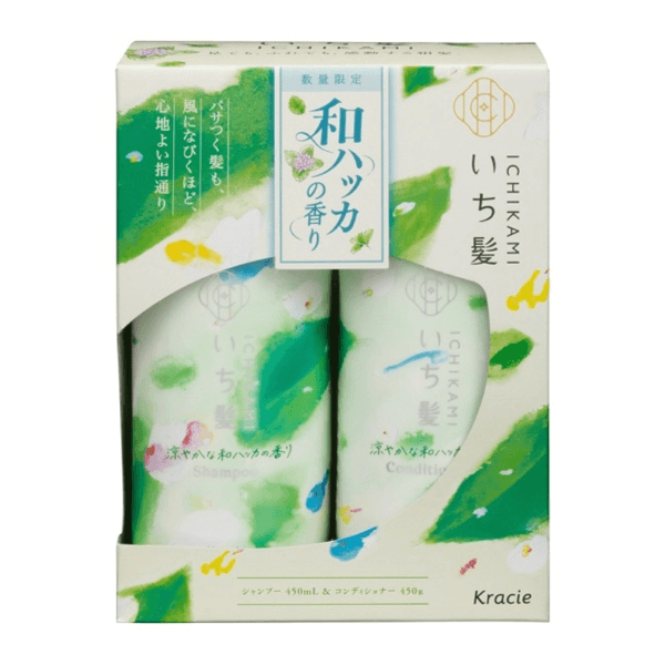 Ichikami Refreshing Shampoo & Conditioner Pair Set - + - Japanese Mint Scent