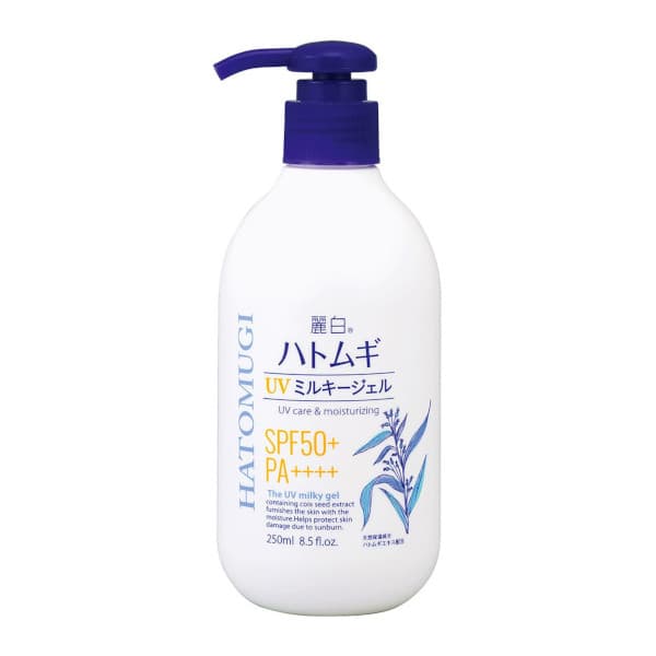 Reihaku Hatomugi UV Care & Moisturizing The UV Milky Gel SPF50+ PA++++ -