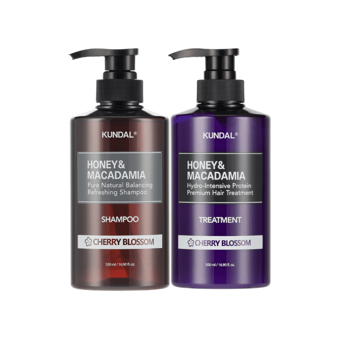 Honey & Macadamia Nature Shampoo + Treatment - Set - Cherry Blossom