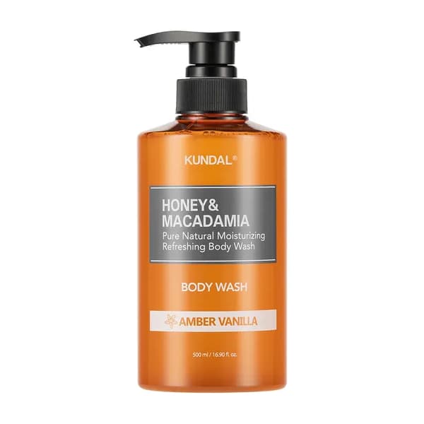 Honey & Macadamia Pure Body Wash - - Amber Vanilla
