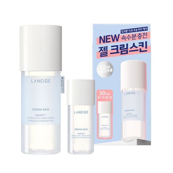Cream Skin Zincpep™ Toner & Gel Moisturizer Set - +
