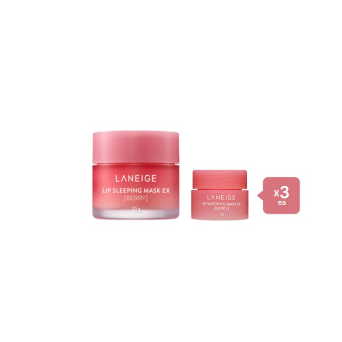 Lip Sleeping Mask EX - Berry - (.) + (.) Set